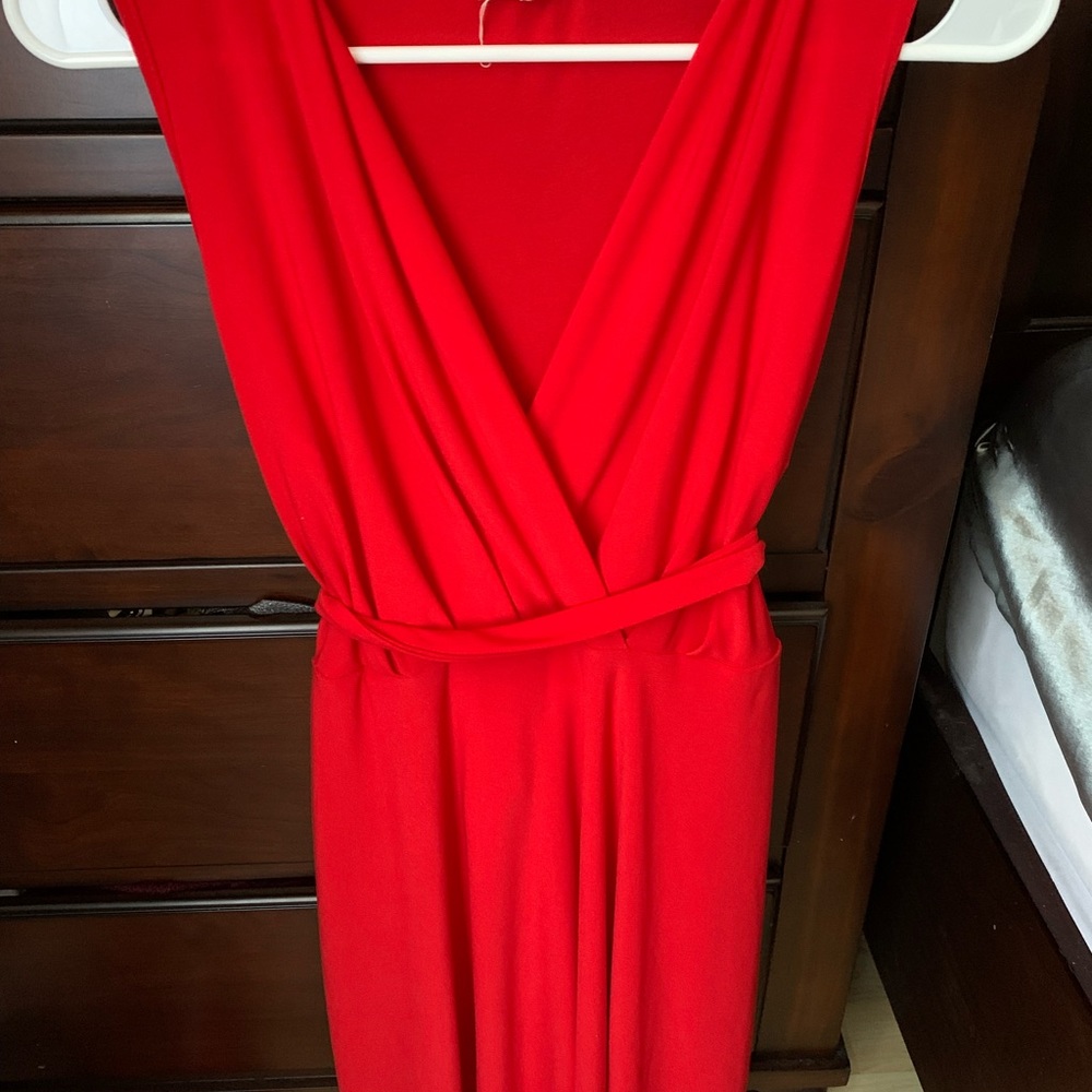 Red dress